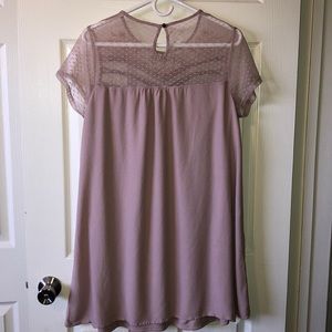Xhilaration rose blush casual dress size xl